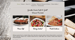 Desktop Screenshot of gardencentercafeandgrill.com